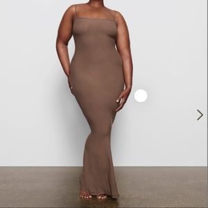 Skims Soft Lounge Slip Dress - Oxide